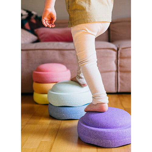 Stapelstein original rainbow pastel - 6st