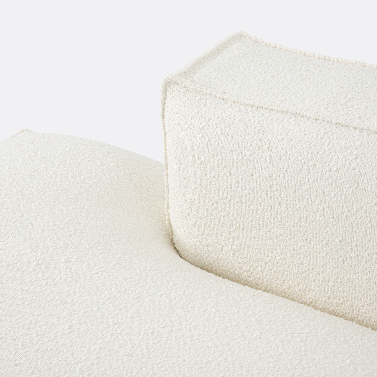 LA REDOUTE INTERIORS<br>Linker modular recamiere, bouclette, Seven