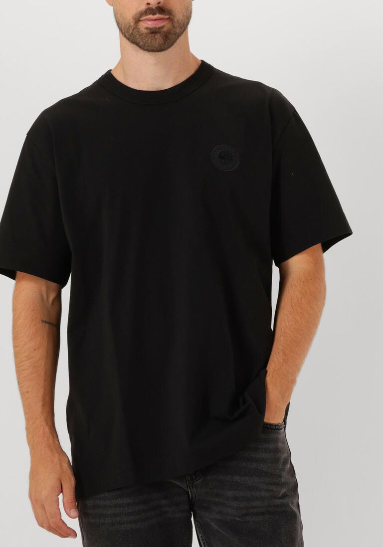zwarte canada goose t-shirt gladstone t shirt embroidered disc