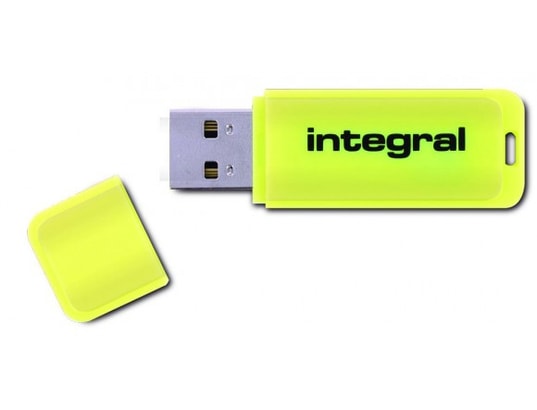 INTEGRAL - Clé USB Flash Drive Neon jaune 16 Go
