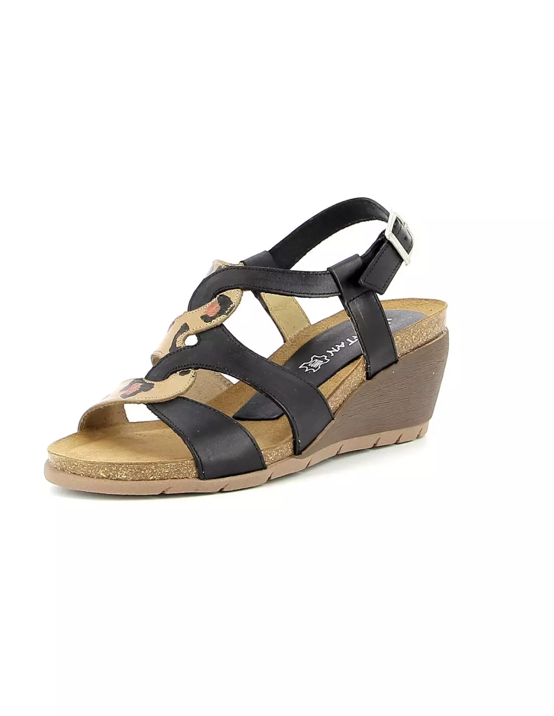 XAPATAN 1534 - Sandales & nu-pieds Noirleopard