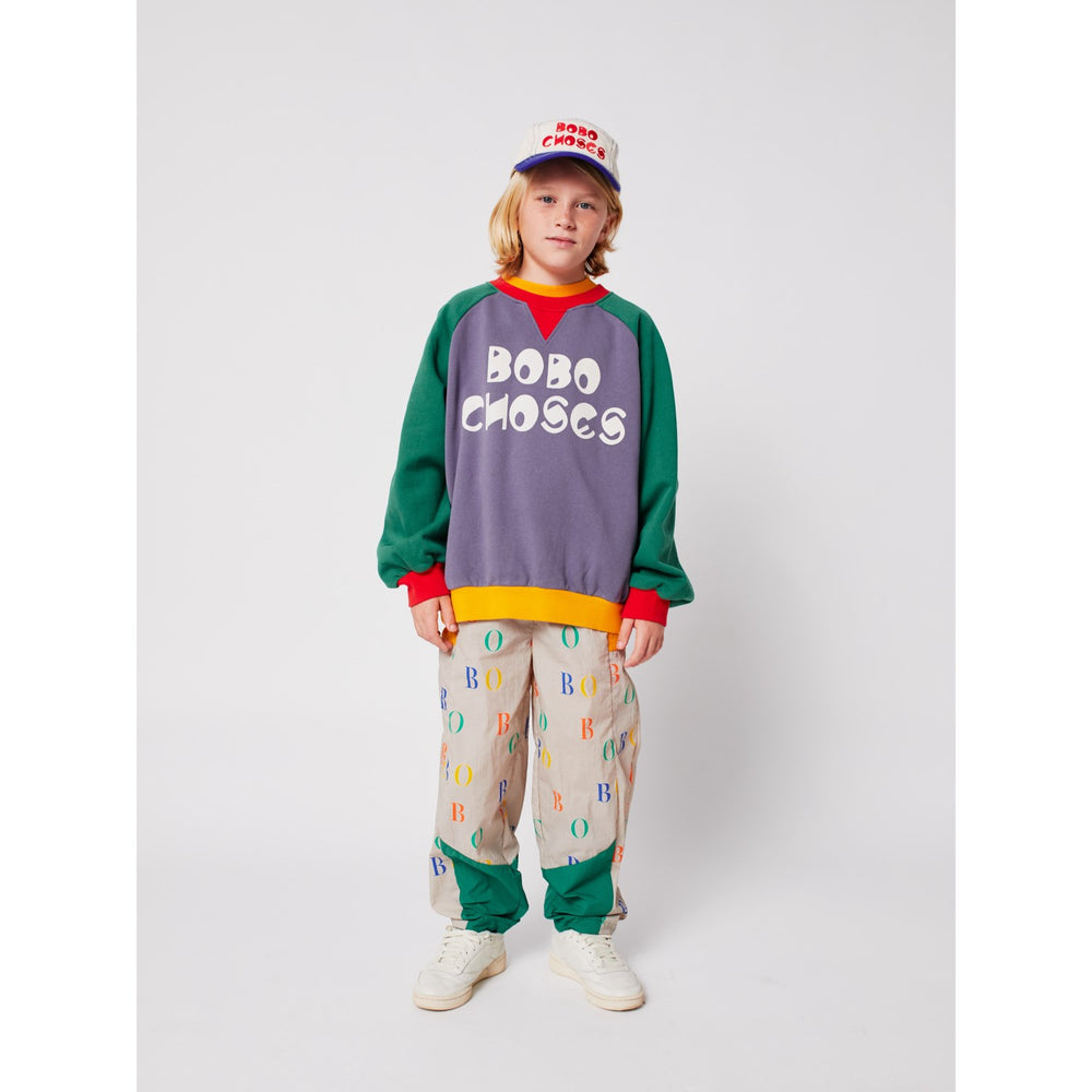 Køb Bobo Choses Multicolor Farve Block Ranglan Sweatshirt