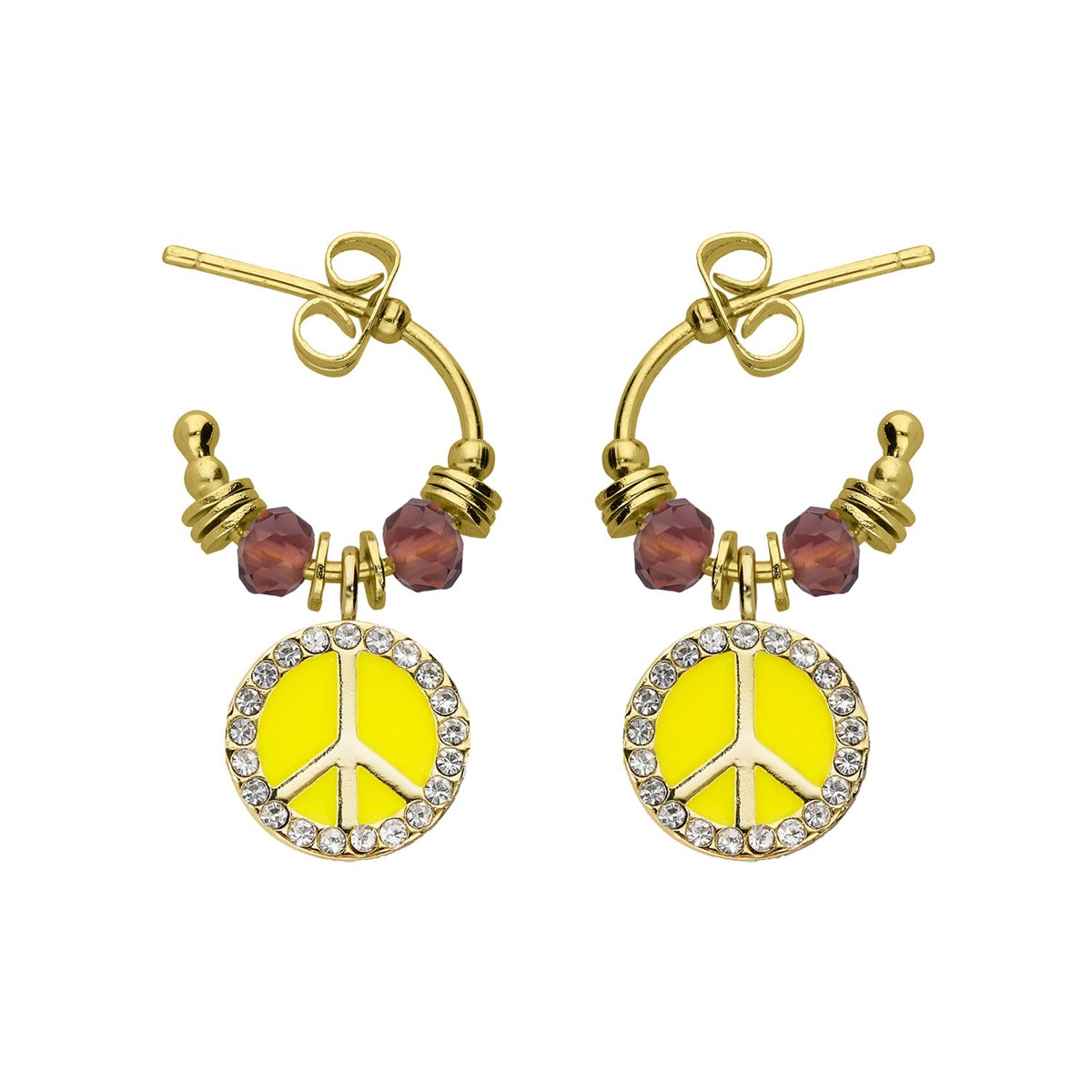 Boucles d'oreilles Hipanema Hayley yellow