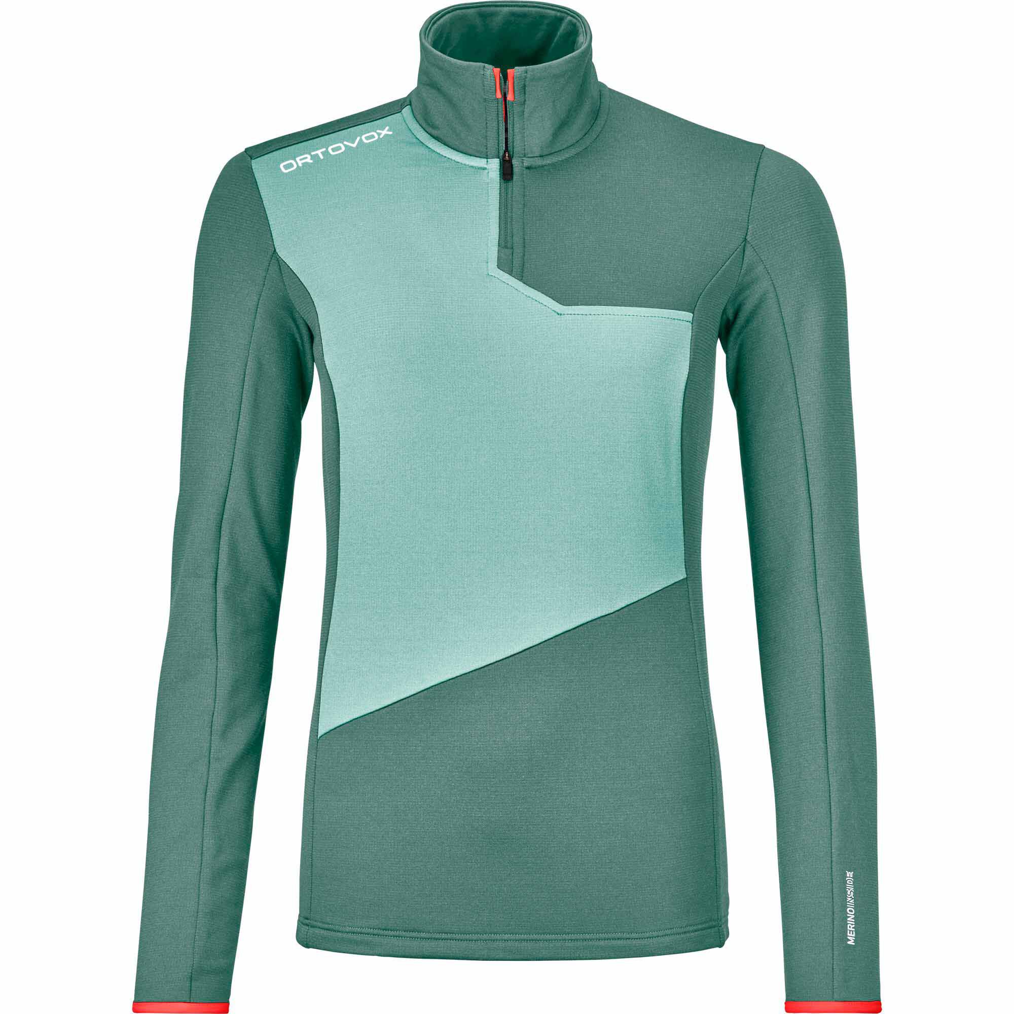 OrtovoxFleece Light Zip Neck W
