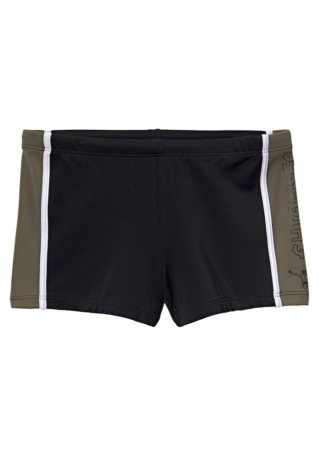 Chiemsee Boxer-Badehose , mit Kontrasteinsätzen