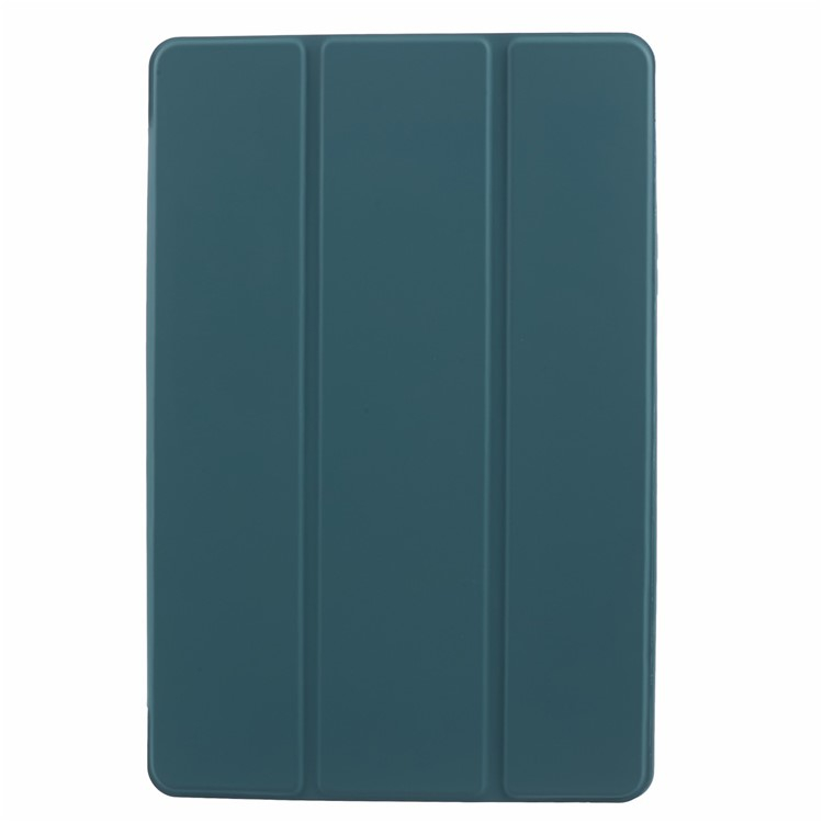 Samsung Galaxy Tab A9  Plus Leder Tasche Flip Cover Hülle - Dunkelgrün