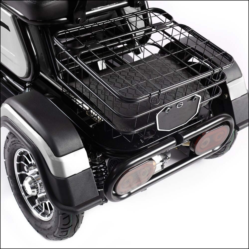 ENEWAY Elektromobil Bari - ETrike - E-Mobil - 3-Rad 6 km/h führerscheinfrei helmfrei silber