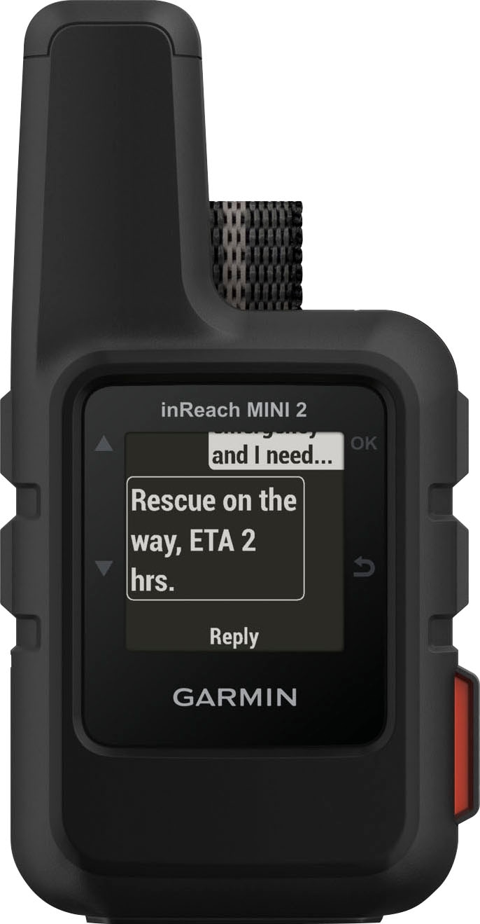 Garmin Outdoor-Navigationsgerät »Garmin inReach Mini 2 Black GPS EMEA« ( ) TracBack-Routing-Funktion, Punkt-zu-Punkt-Navigation