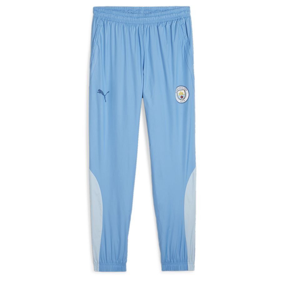 Manchester City Bas de Survêtement Avant-Match Woven - Bleu/Silber