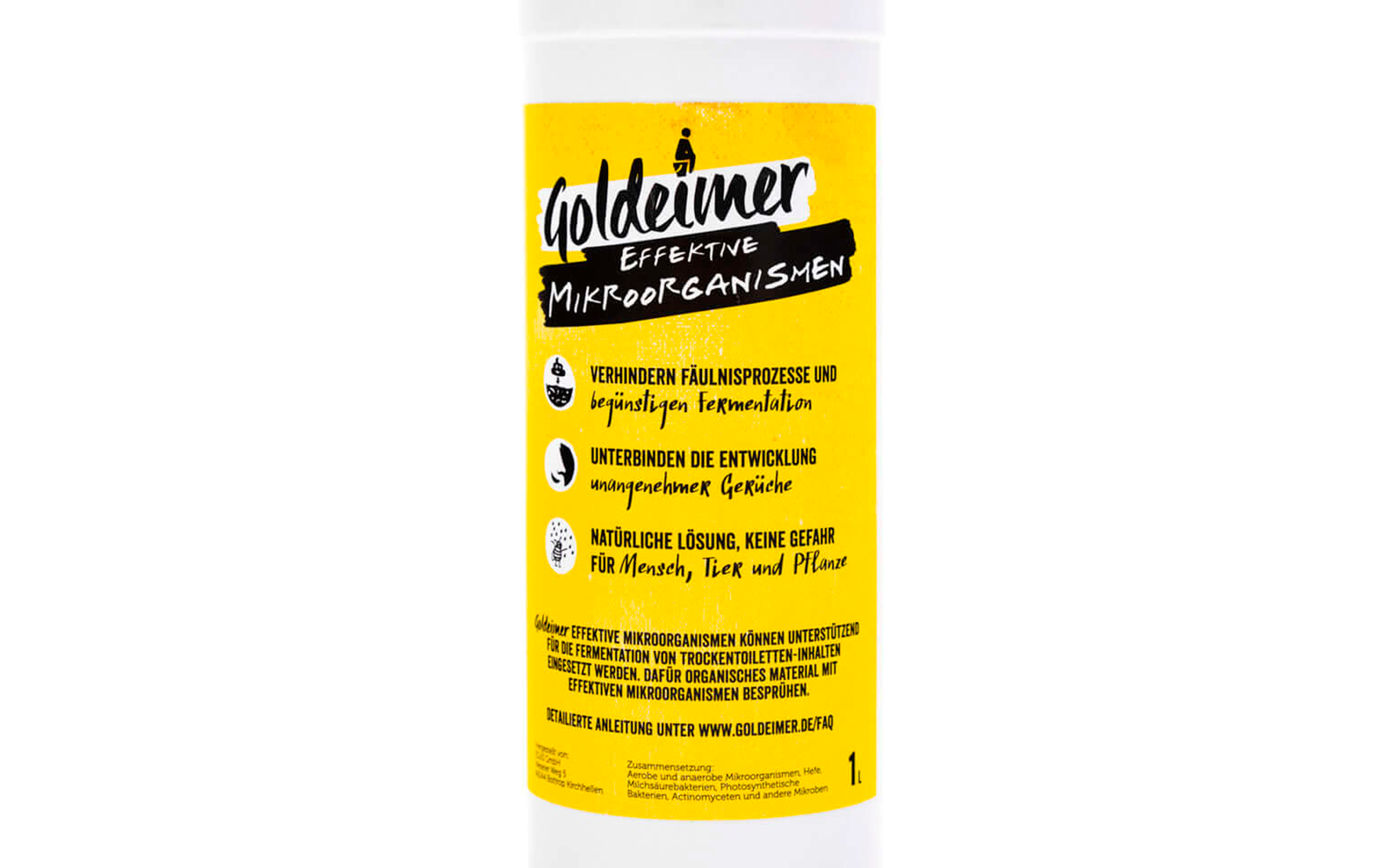 Goldeimer Effektive Mikroorganismen Sprühflasche 1 Liter