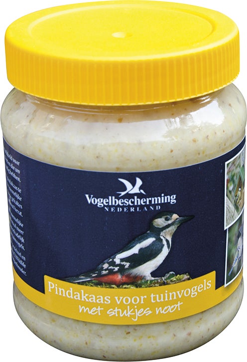 Vogelbescherming Nederland pindakaas voor tuinvogels met stukjes noot 330 g