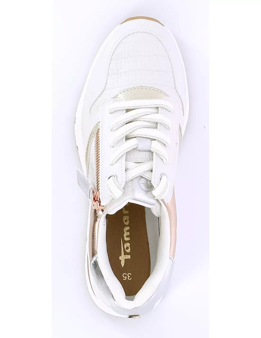 TAMARIS 23702-20 157 - Baskets WHTROS/GOLD