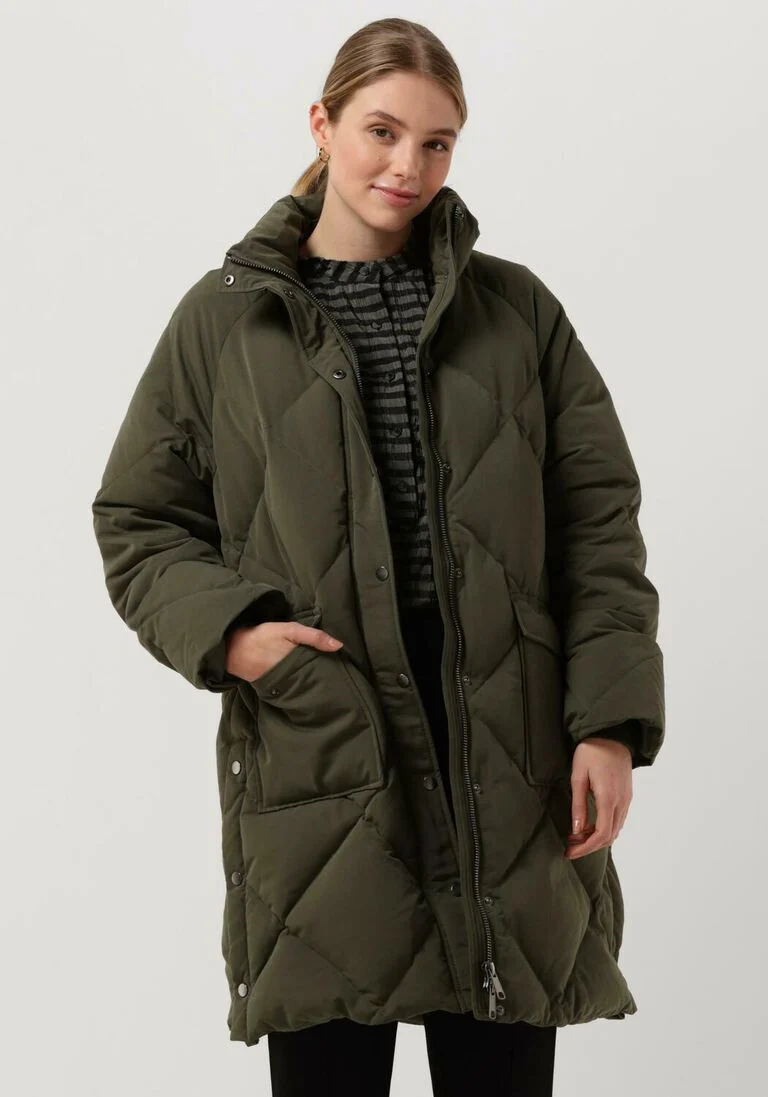 MODSTR\u00D6M donkergroene modstr&ouml;m gewatteerde jas scarlett jacket