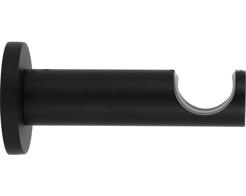 Wandbeugel, enkel spoor, voor Premium Black Line, zwart, Ø 20/28 mm, lengte 9,5 cm, 1 st.
