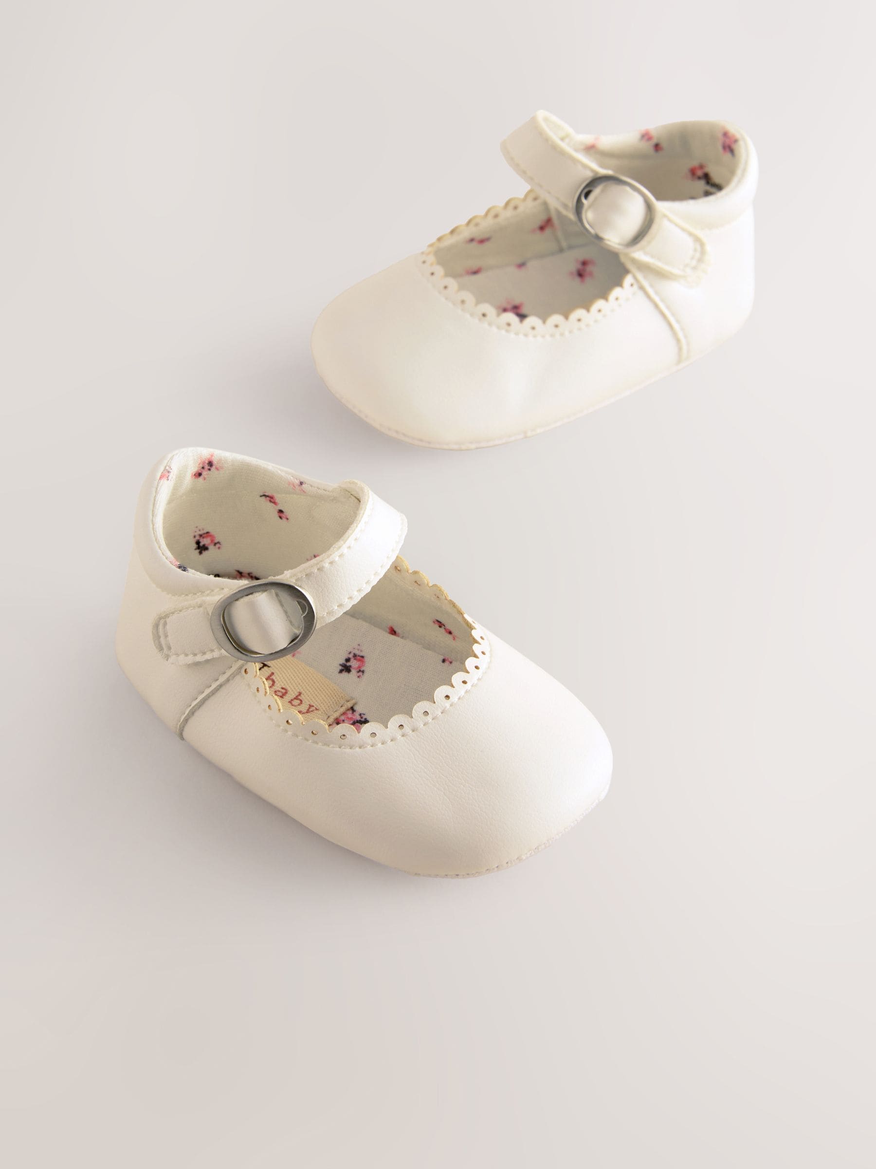 Wit - Mary Jane babyschoenen (0 - 24 mnd)