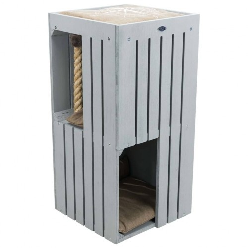 Arranhador de gato de design exclusivo, multicolorido