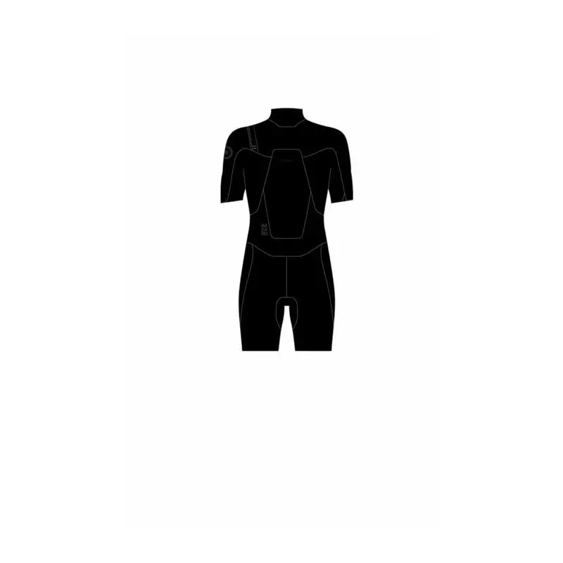 Combinaison shorty NEILPRYDE Wizard S/S 2/2 Front Zip Black