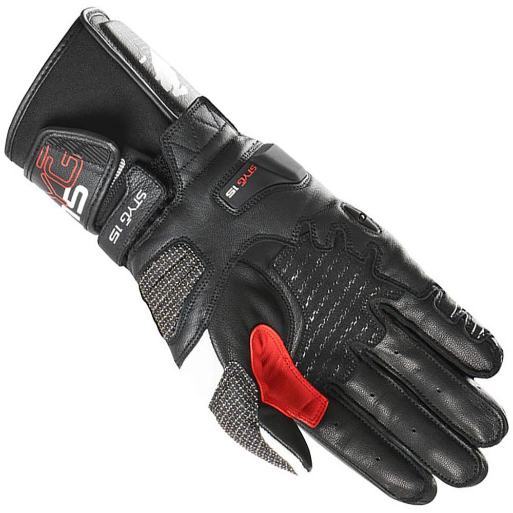 Furygan - Gants Styg15 Noir / Blanc / Rouge