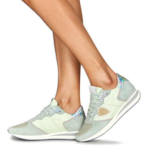 Philippe Model - TRPX LOW WOMAN Verde / Pastel