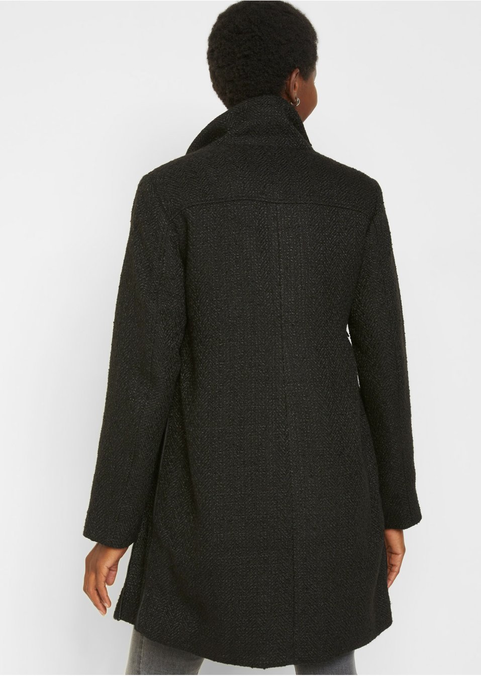 Manteau en bouclé de grossesse et de portage