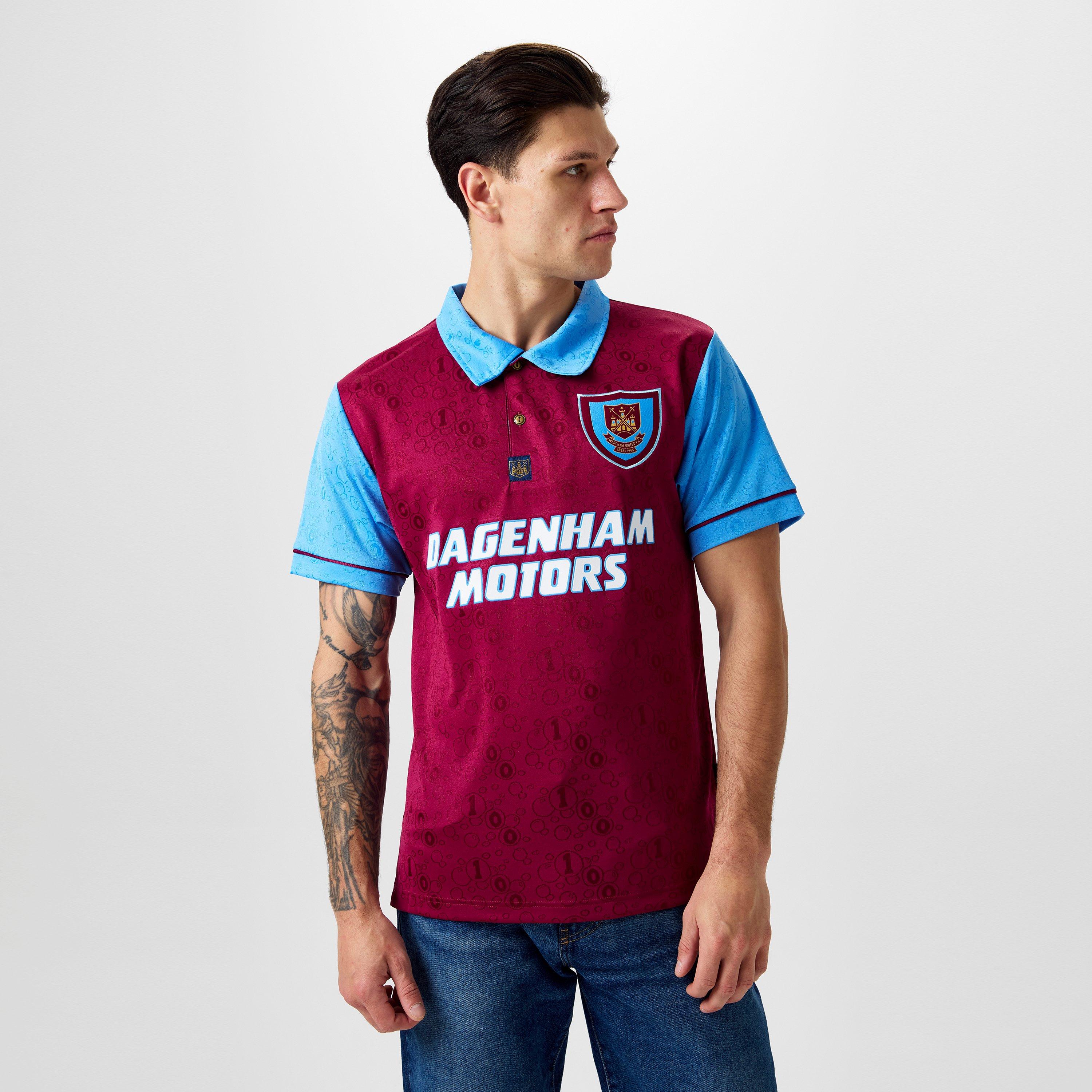 Score Draw ScoreDraw West Ham United Home Centenary Shirt 1995 Adults