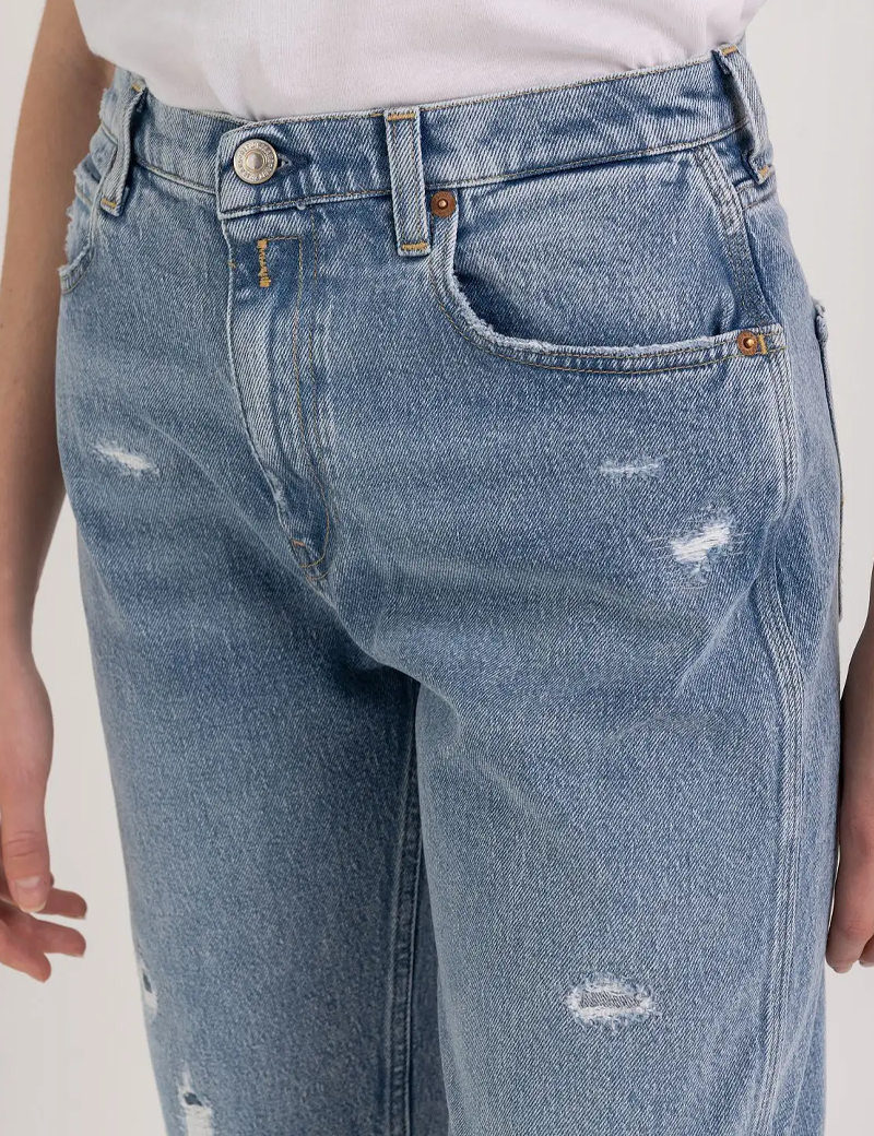 REPLAY JEAN FEMME BALOON KEIDA 553R BLEU