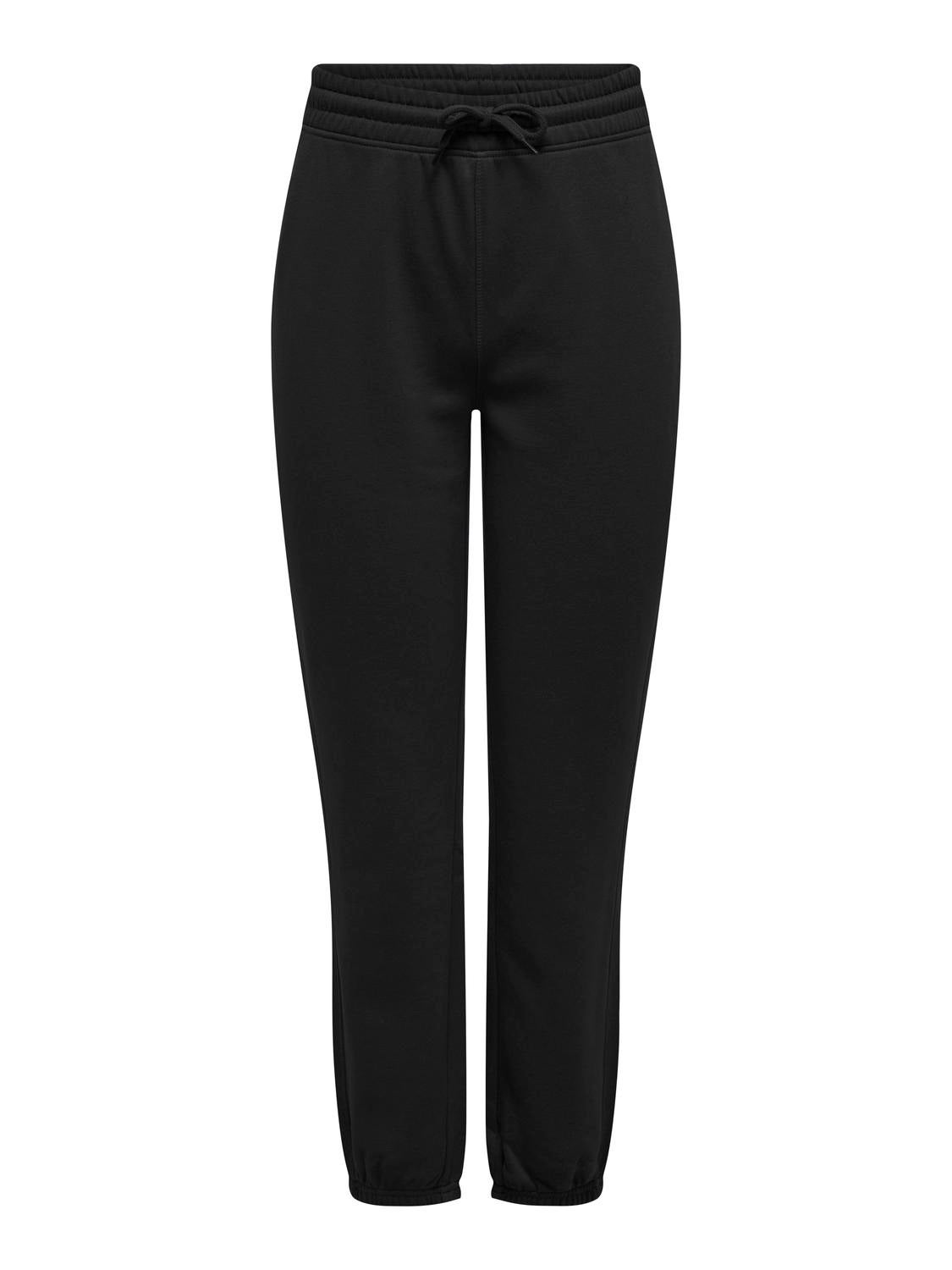 ONLBELLA Mittlere Taille Normal geschnitten Jogginghose Black