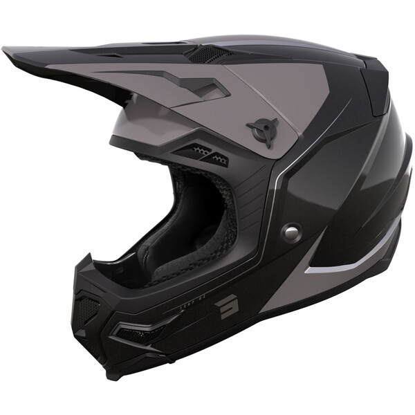 Shot - Casque Core Comp Noir Mat / Noir Brillant / Gris
