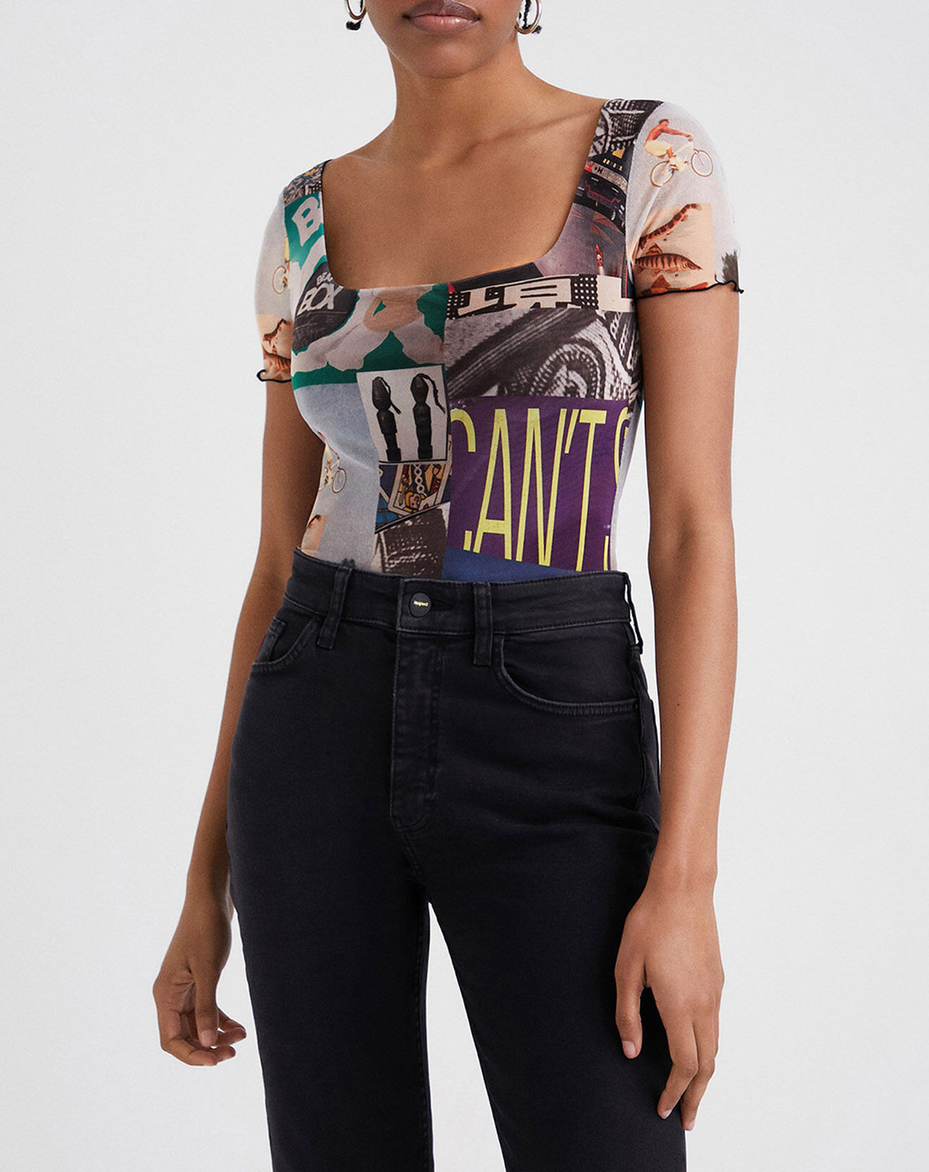 Desigual Jean Zoé noir