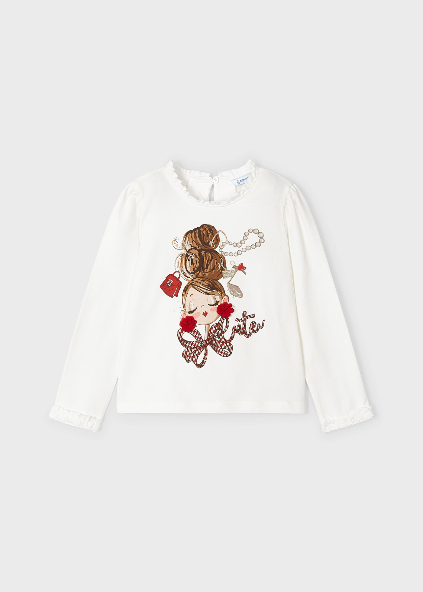 Camiseta estampada Better Cotton para meninas
