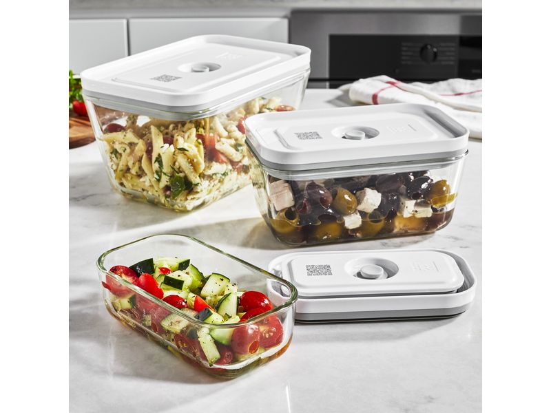 Zwilling Vakuumier-Behälter Fresh and Save 3-teilig, S,M,L Vakuumschüssel Set