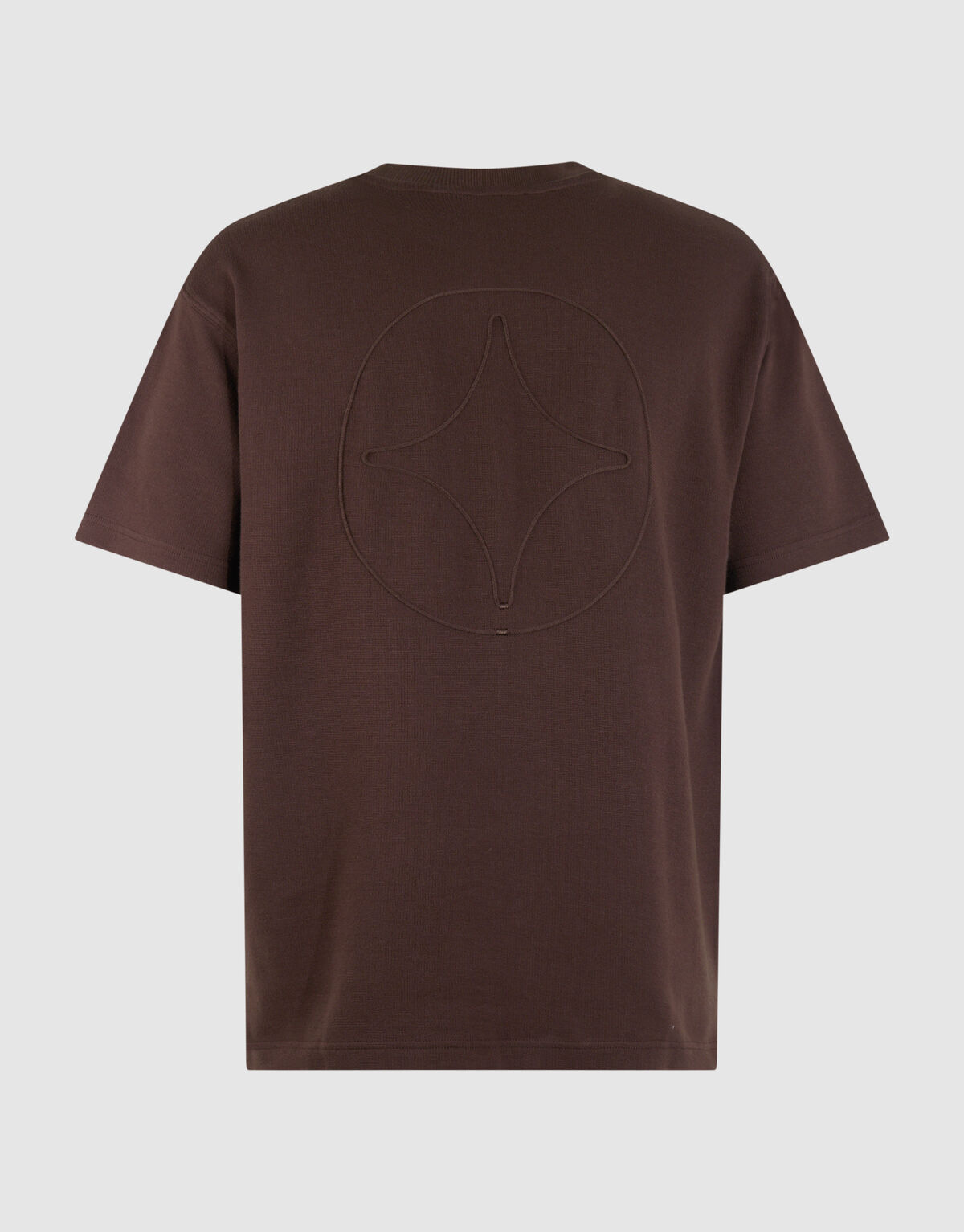Cord Pocket T-shirt Donkerbruin