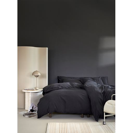 Høie Frøya Sengelinned, Muted Black, 140x220 cm
