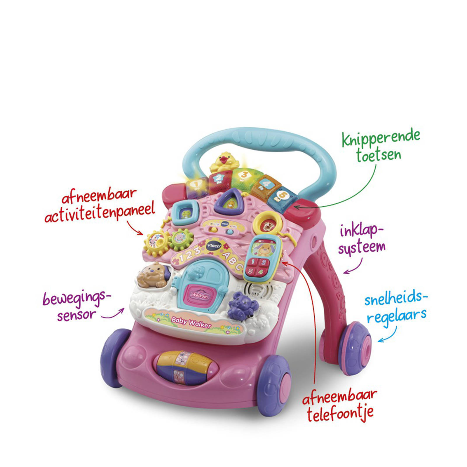 VTech Walker roze