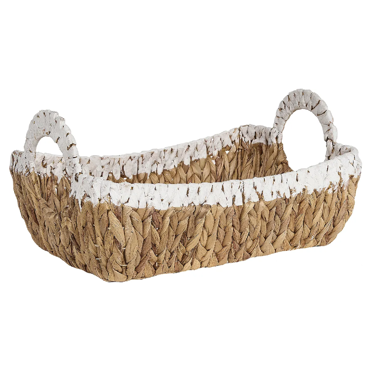 Beliani Paniers CAMPHA en jacinthe d'eau - Naturel