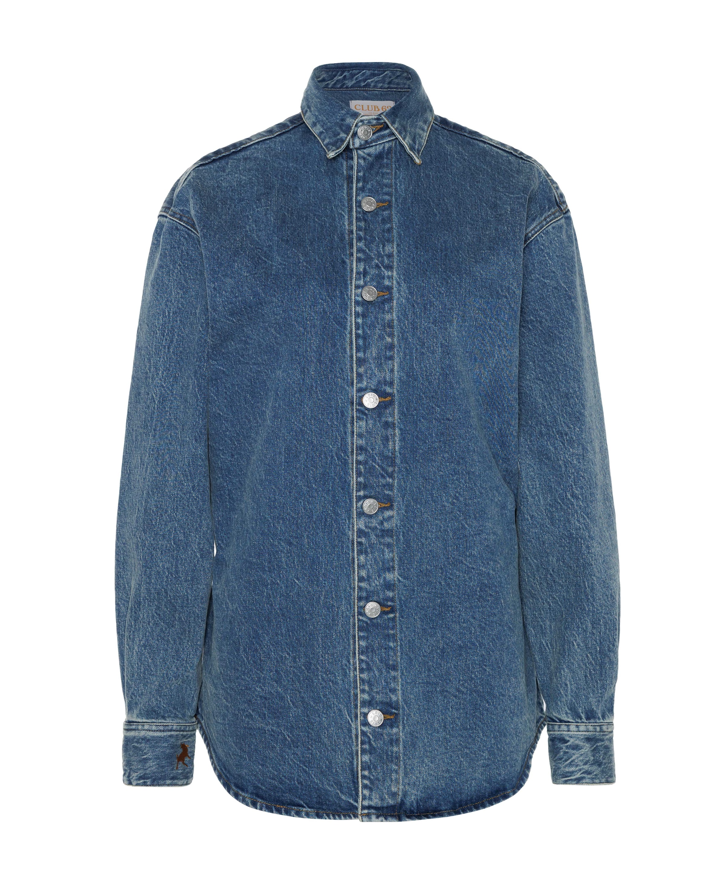 LOIS Dames blouse blauw