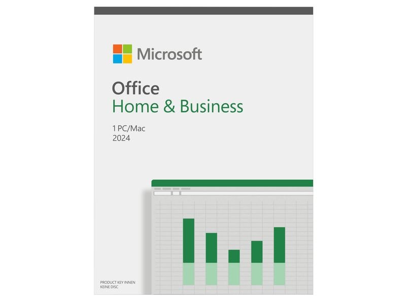 Microsoft Office Home & Business 2024 Vollversion, Deutsch Das aktuelle Office für Ihr Unternehmen