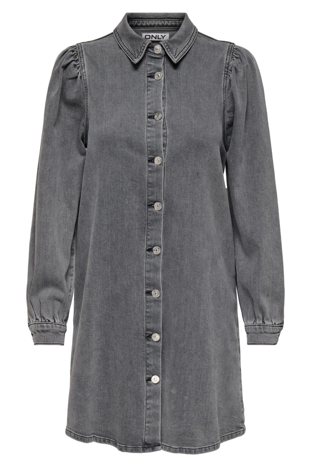 Only Onlalma L/S Dress Cro 4730989 medium grey denim