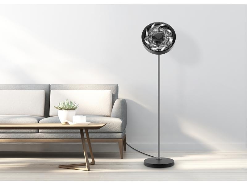 Trisa Standventilator Ambiance Anthrazit Standventilator mit Licht