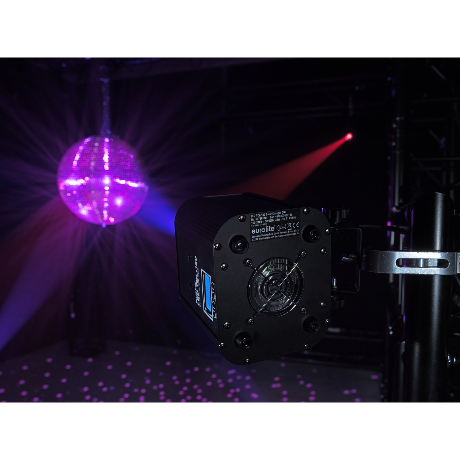Eurolite TCL-150 Color Changer 30 W COB LED met gobo en kleurenwiel