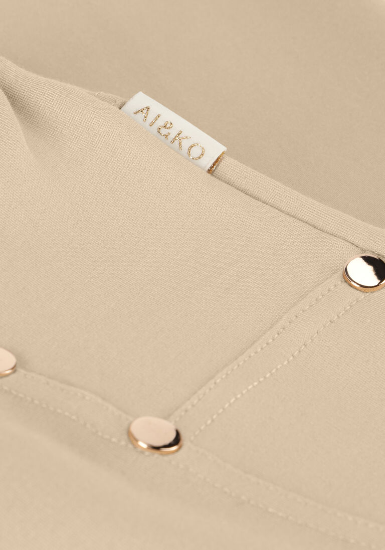AI&KO zand ai&ko flared broek stacey