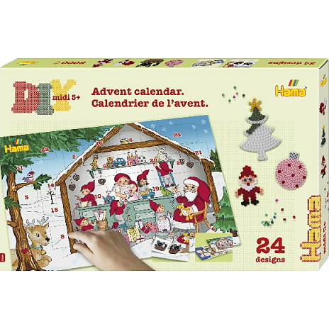 Hama perleplade julekalender