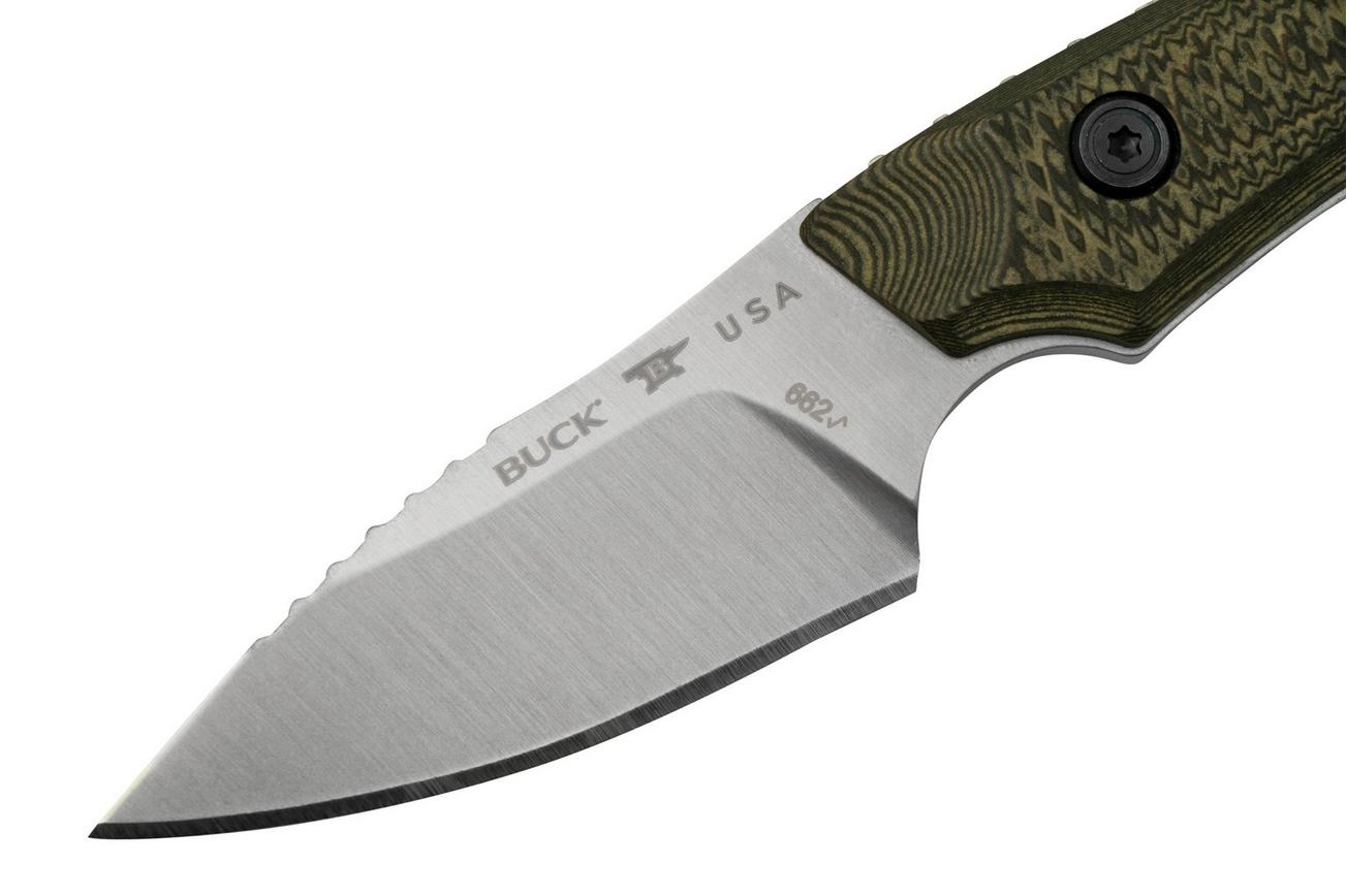 Buck Alpha Scout Pro 0662BRS Richlite, vaststaand mes