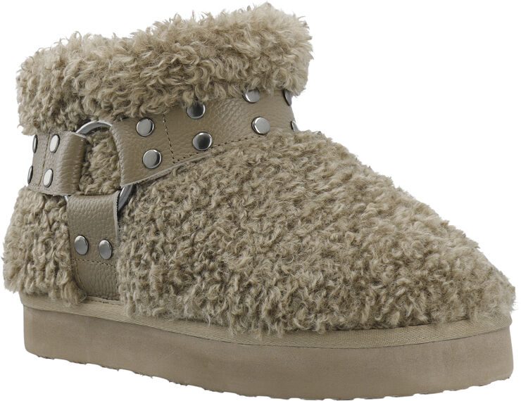 Bianco Varm Flatform Ankle Boot #SU Taupe