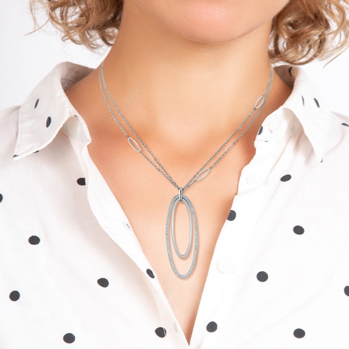 Collier SC Crystal orné de Cristaux scintillants