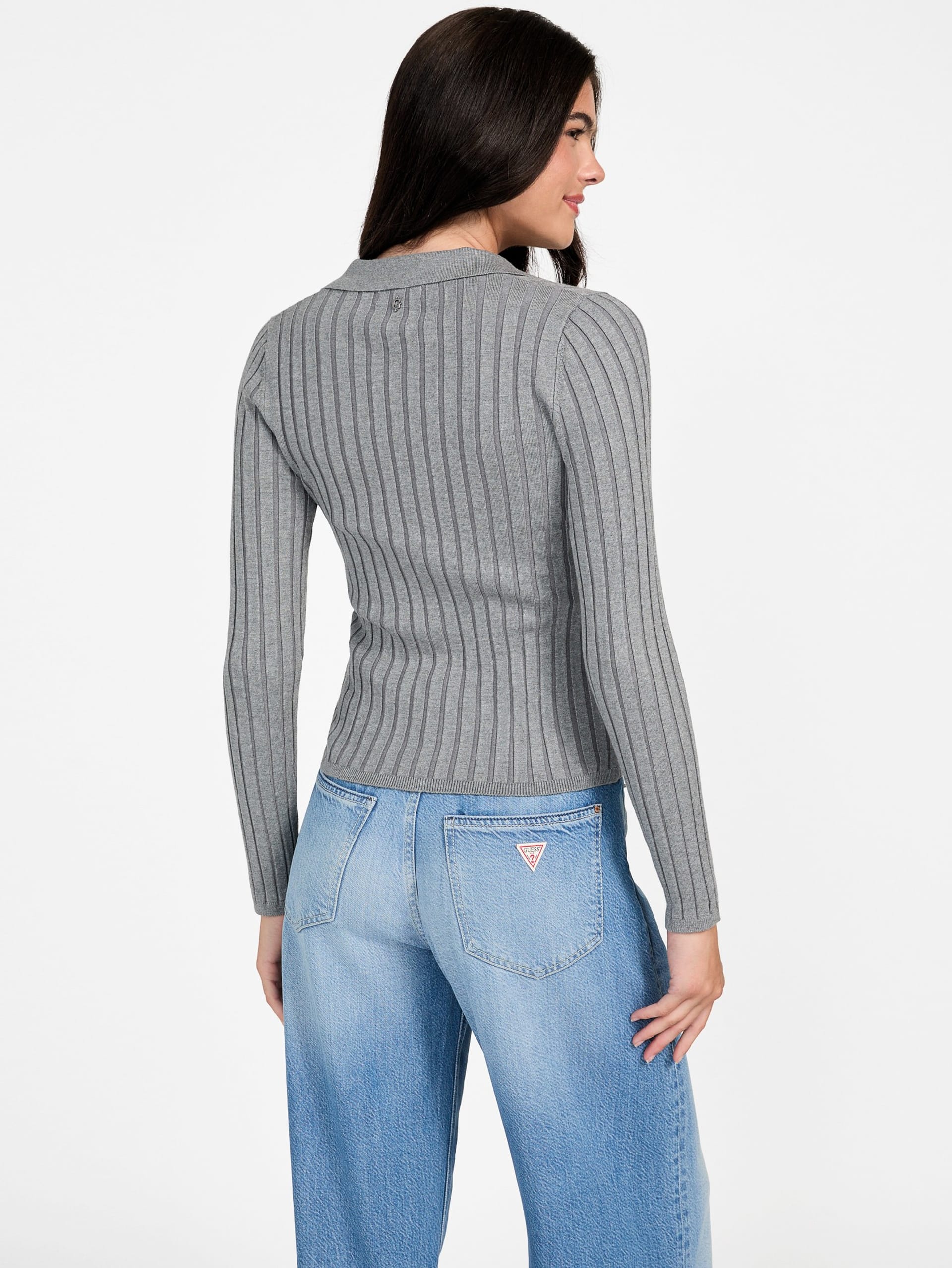 Blusa de malha canelada ecológica Miranda