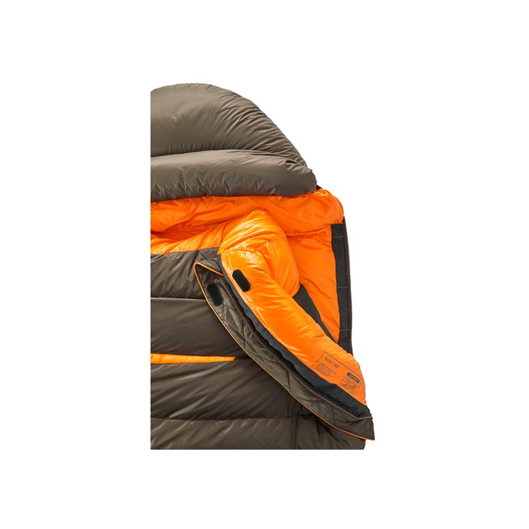 Nordisk Arctic 1400 Sleeping Bag Coffee/Orange