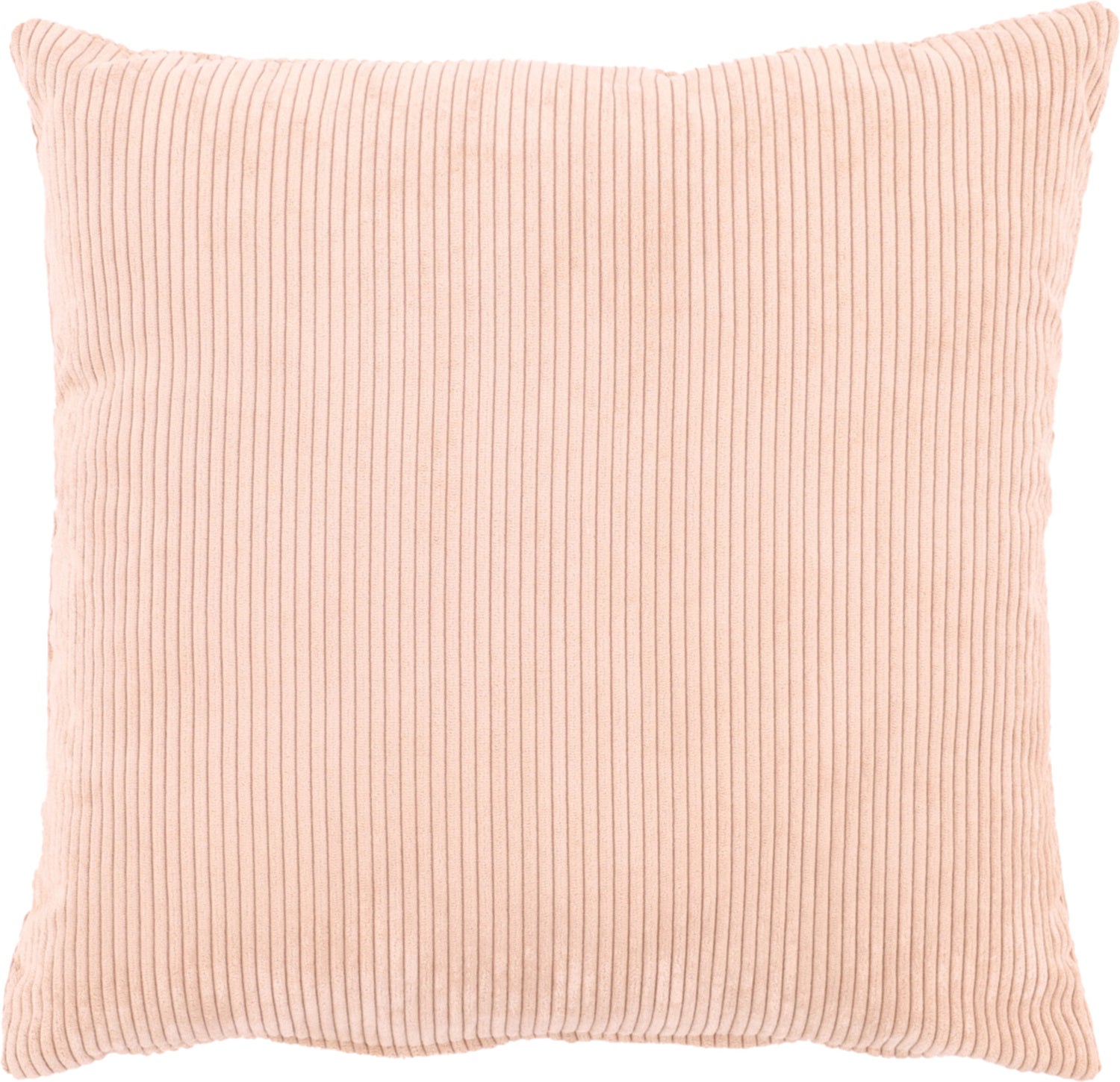 Sierkussen Rib roze 45 x 45 cm