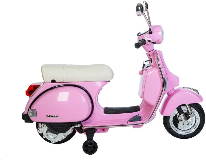 Vespa El Scooter Til Børn - Px150 - Azeno - Lyserød