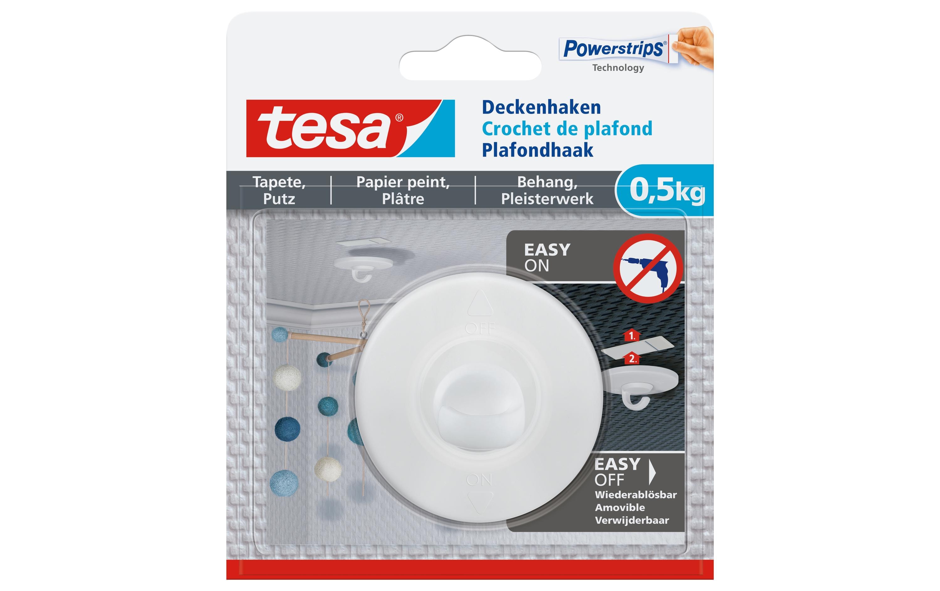 Deckenhaken für Tapete & Putz 0.5 kgDeckenhaken für Tapete & Putz